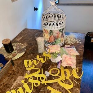 Wedding shower/house decor